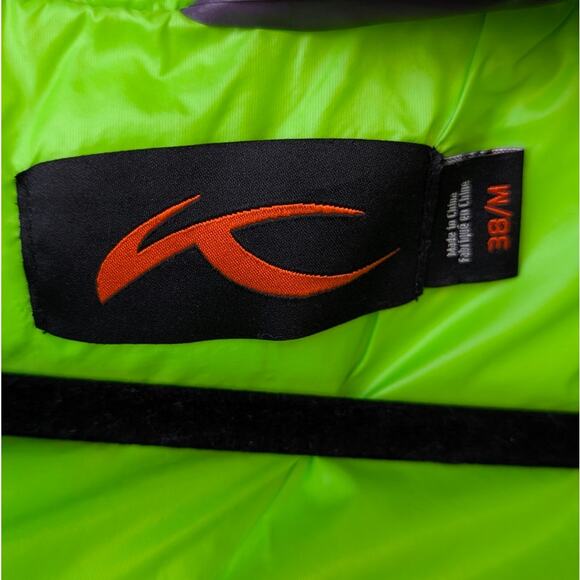 Kjus White Backflip Reversible Down Water-repellent Windproof Jacket, size M - Picture 4 of 11